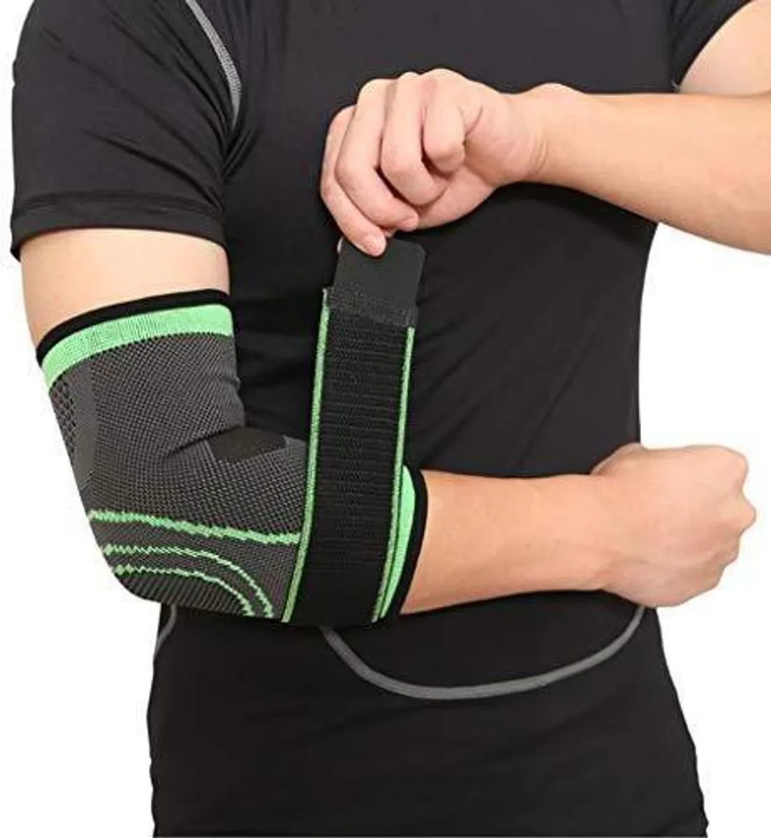 Elbow Compression Support Sleeve for Sports & Pain Relief
