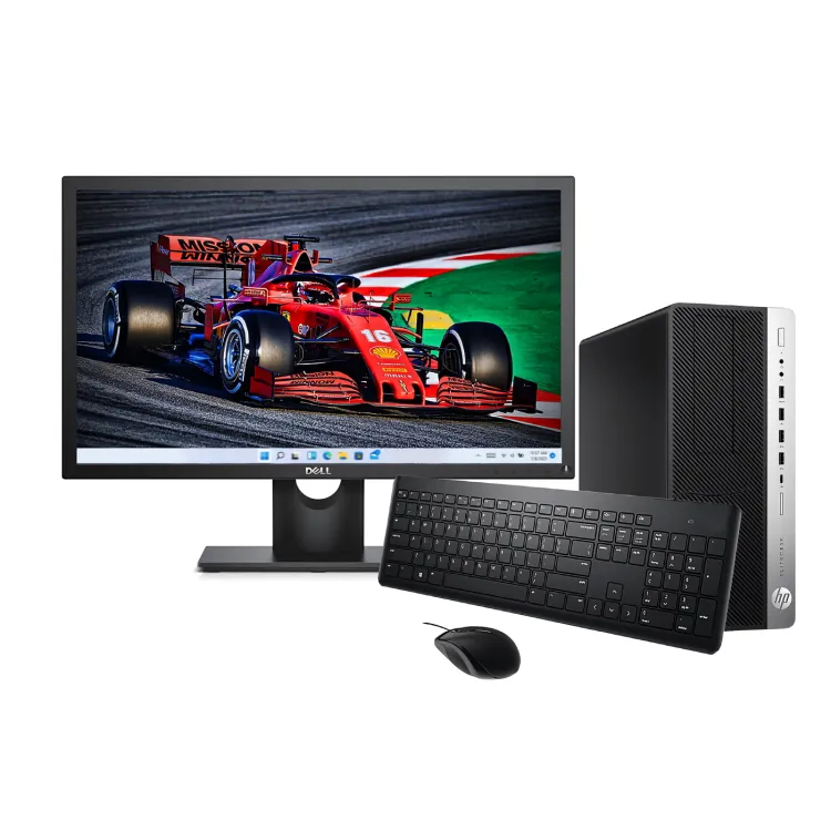 Certified Pre-Owned HP ProDesk 600 G4 MT- Intel i5 8th Gen 16GB 512SSD Set