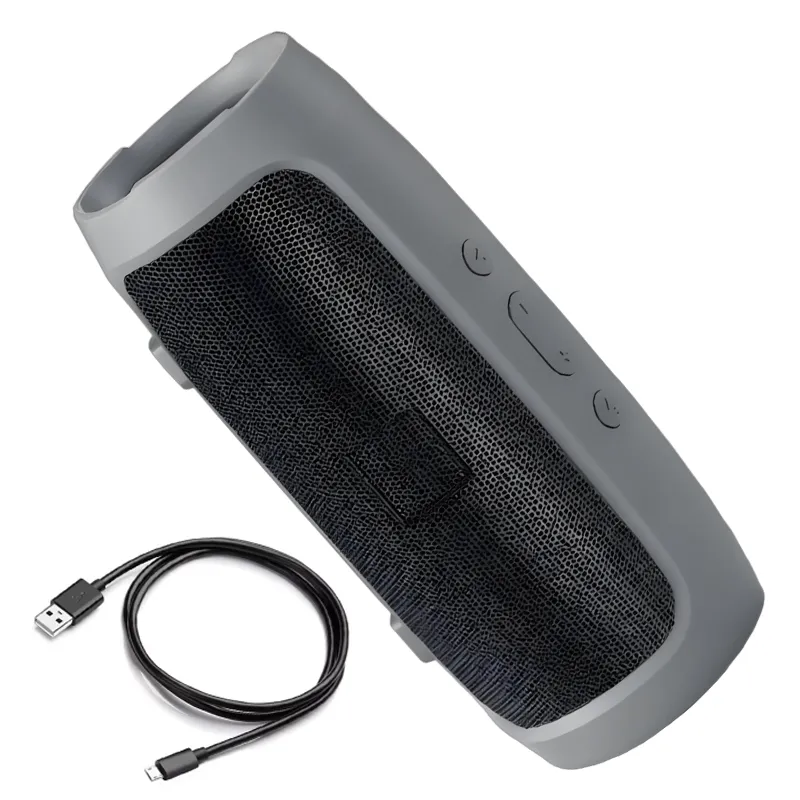 Mecina Mini Bluetooth Party Speaker Bass USB TF Grey