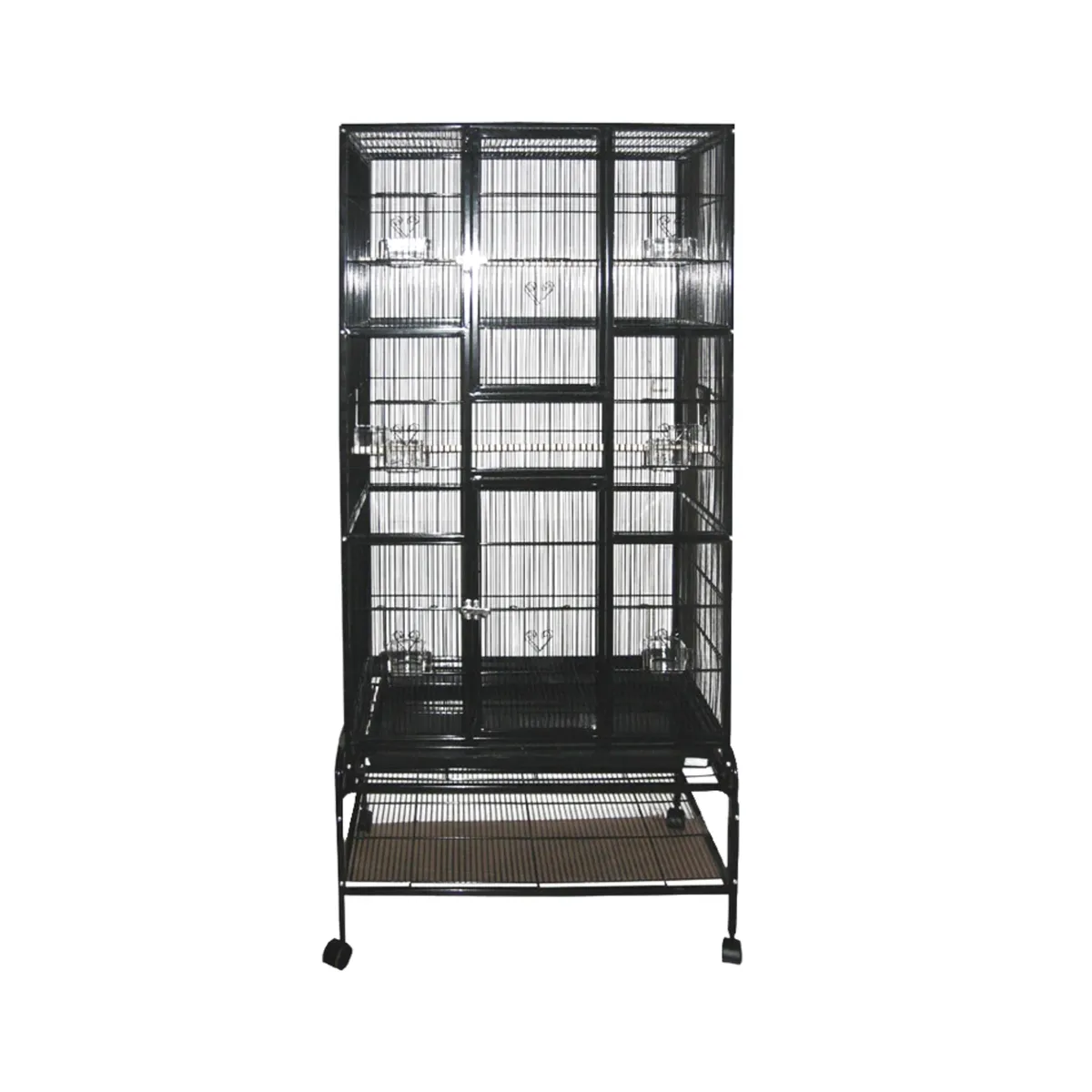 Aviary Bird Cage - 81x47x175cm - Black