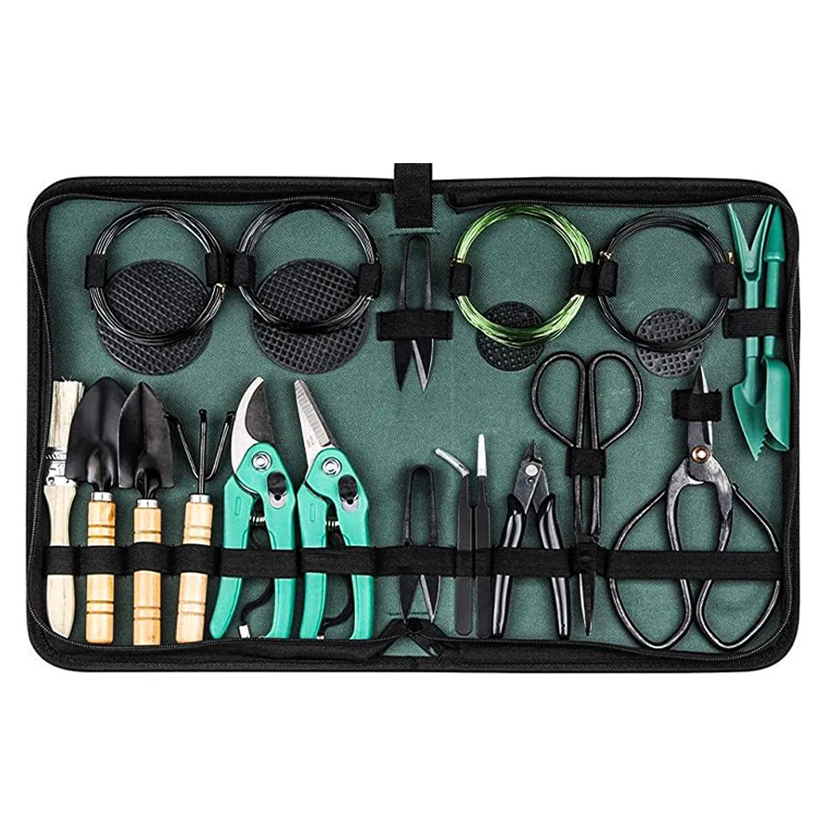 26 Piece Bonsai Tools Bag Set Garden Trimming Hand Plant Tool Beginner Gift