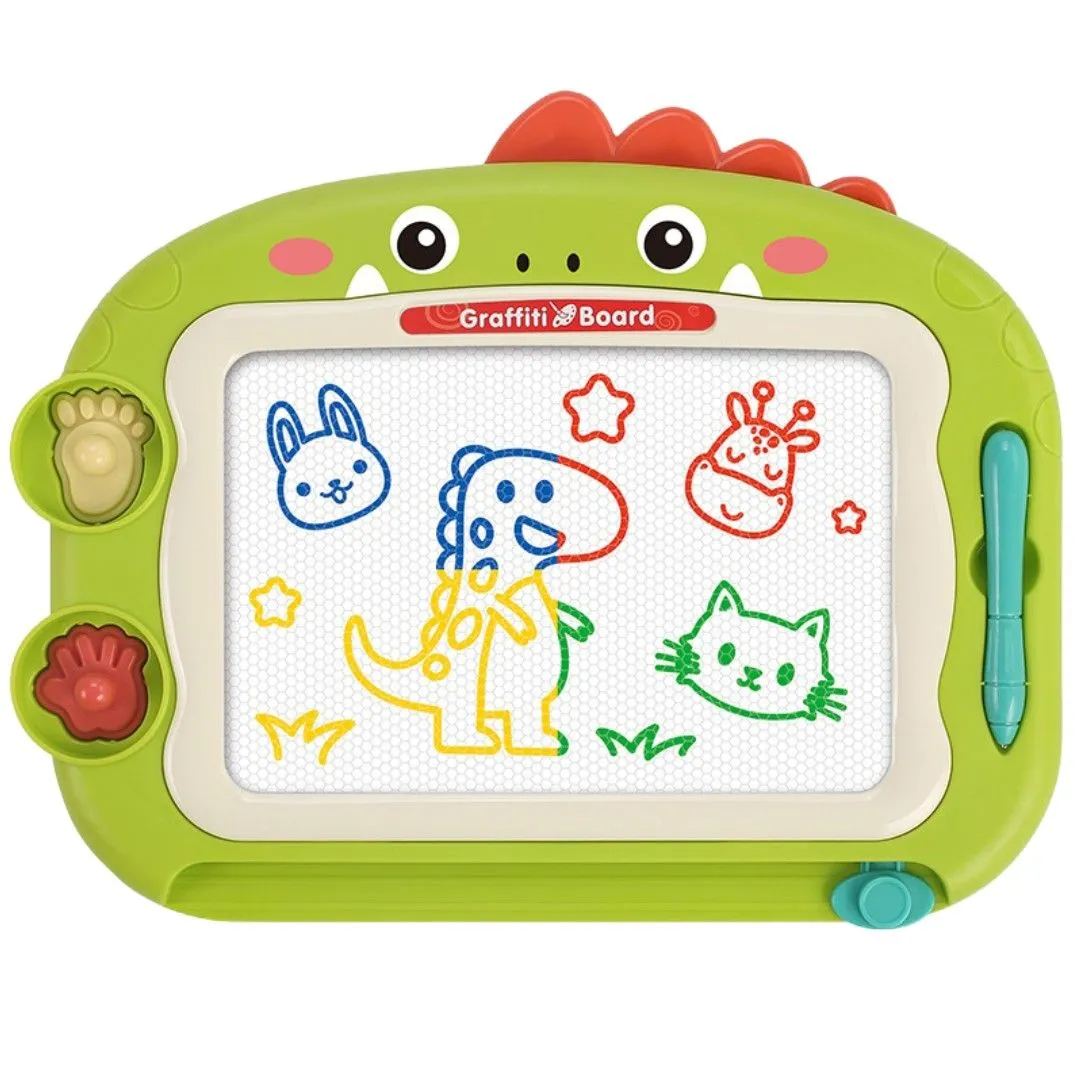 Little Genius Magnetic Drawing Board - Arts and Crafts Toys for Toddlers - Green