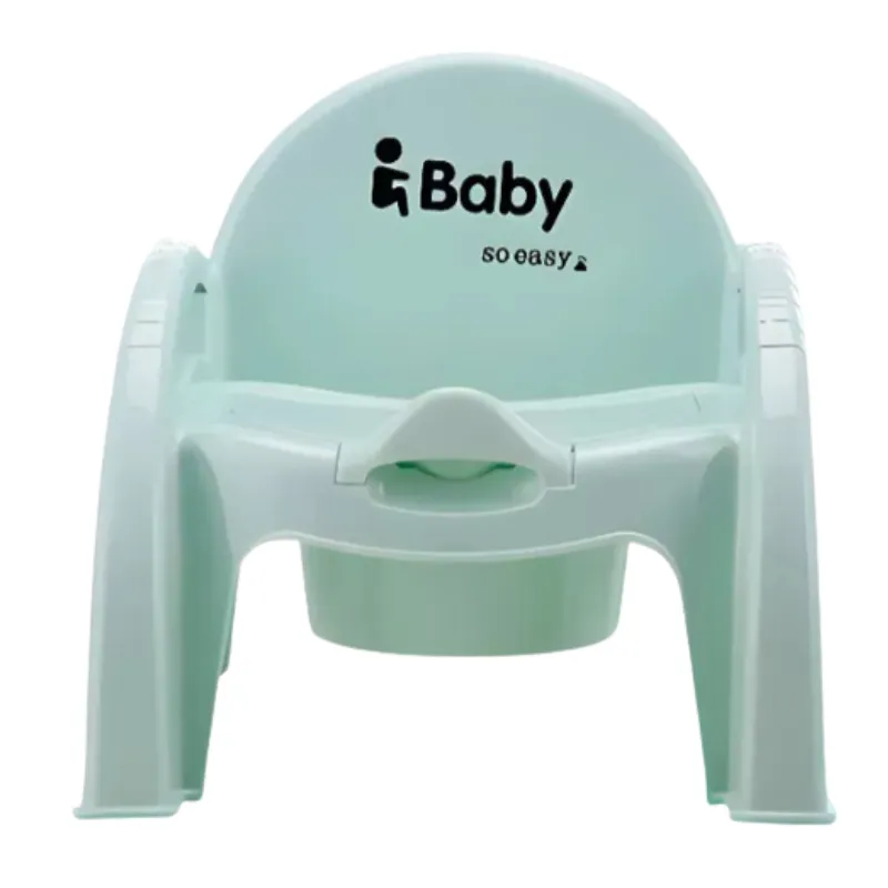 Portable Potty Toilet Training Backrest Chair Dual Use Safe and reliable - Green