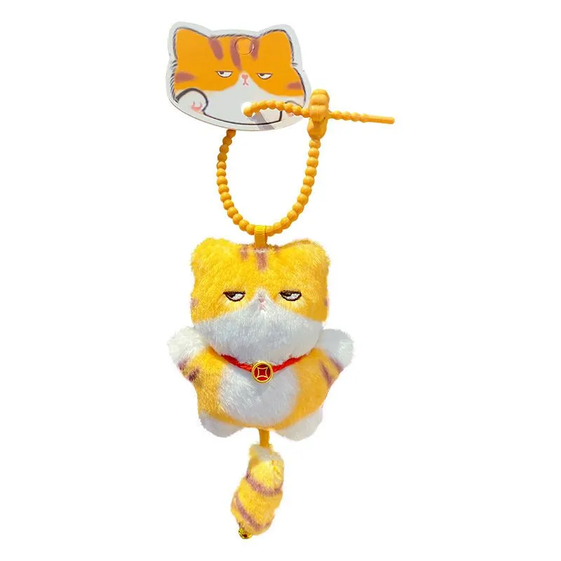 Genki Cat Cat Plush Doll Keychain Pet Supplies Daily Care