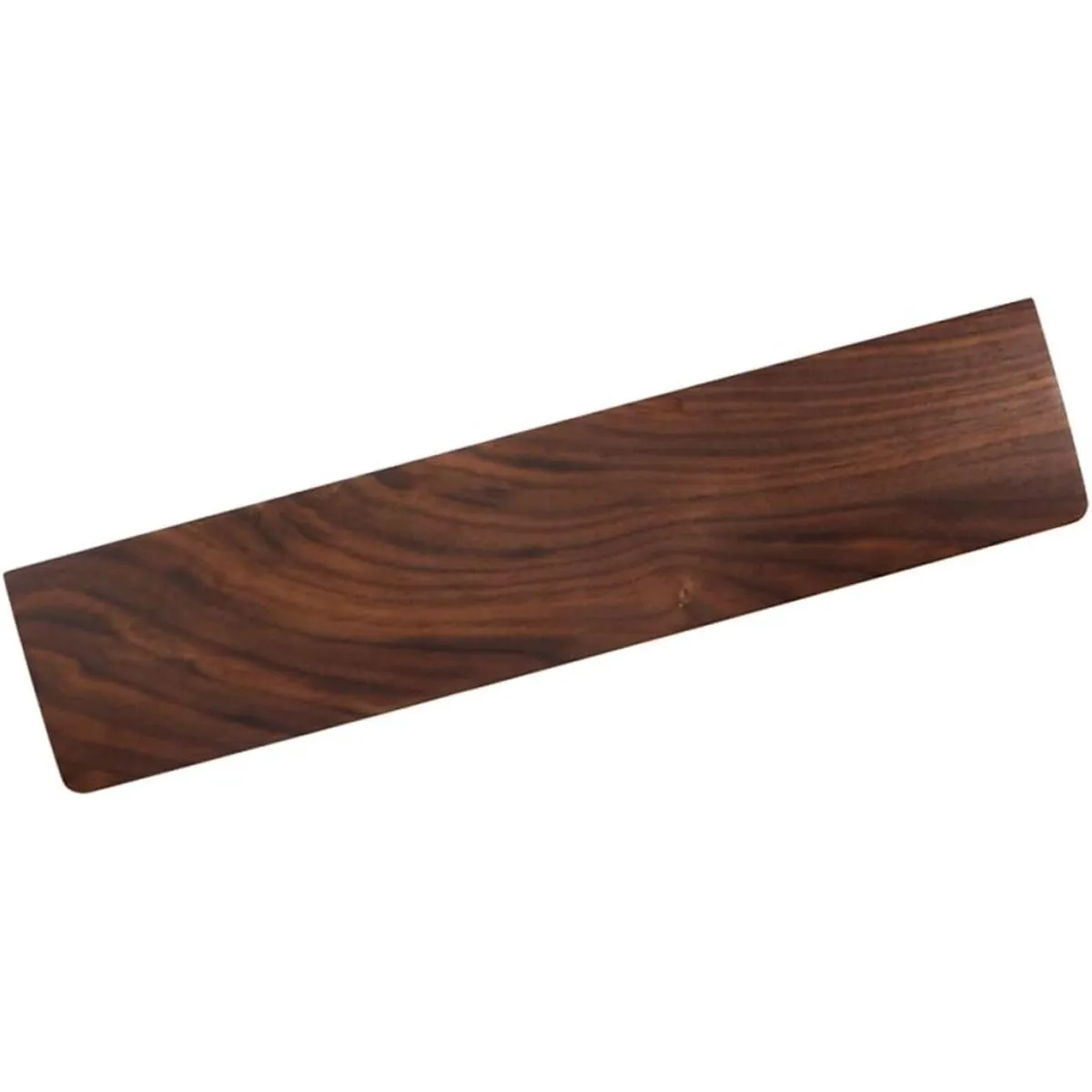 Ergonomic Walnut Wood Wrist Rest Pad 360x80mm Keyboard Palm Support