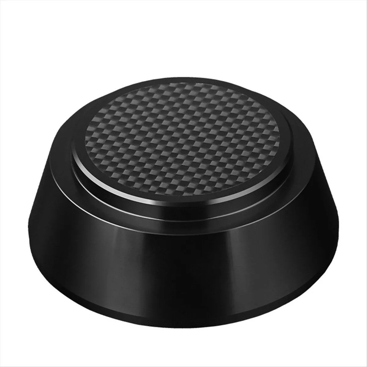 Aluminum Alloy Record Clamp Lp Vinyl Disc Turntable Stabilizer Black
