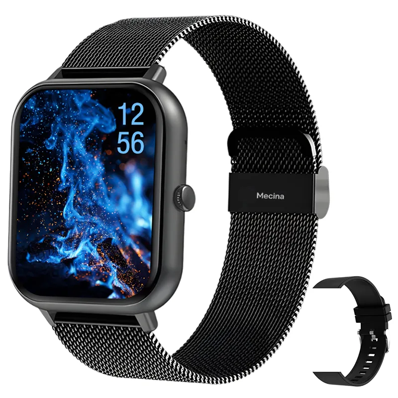 Dual Strap Smartwatch for Men 2.01" HD Fitness Watch 120+ Modes