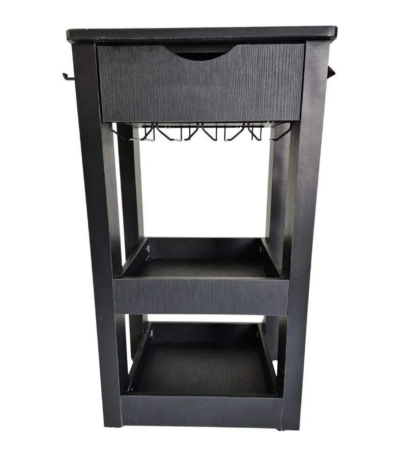 Barletta Drinks Trolley - Ebony