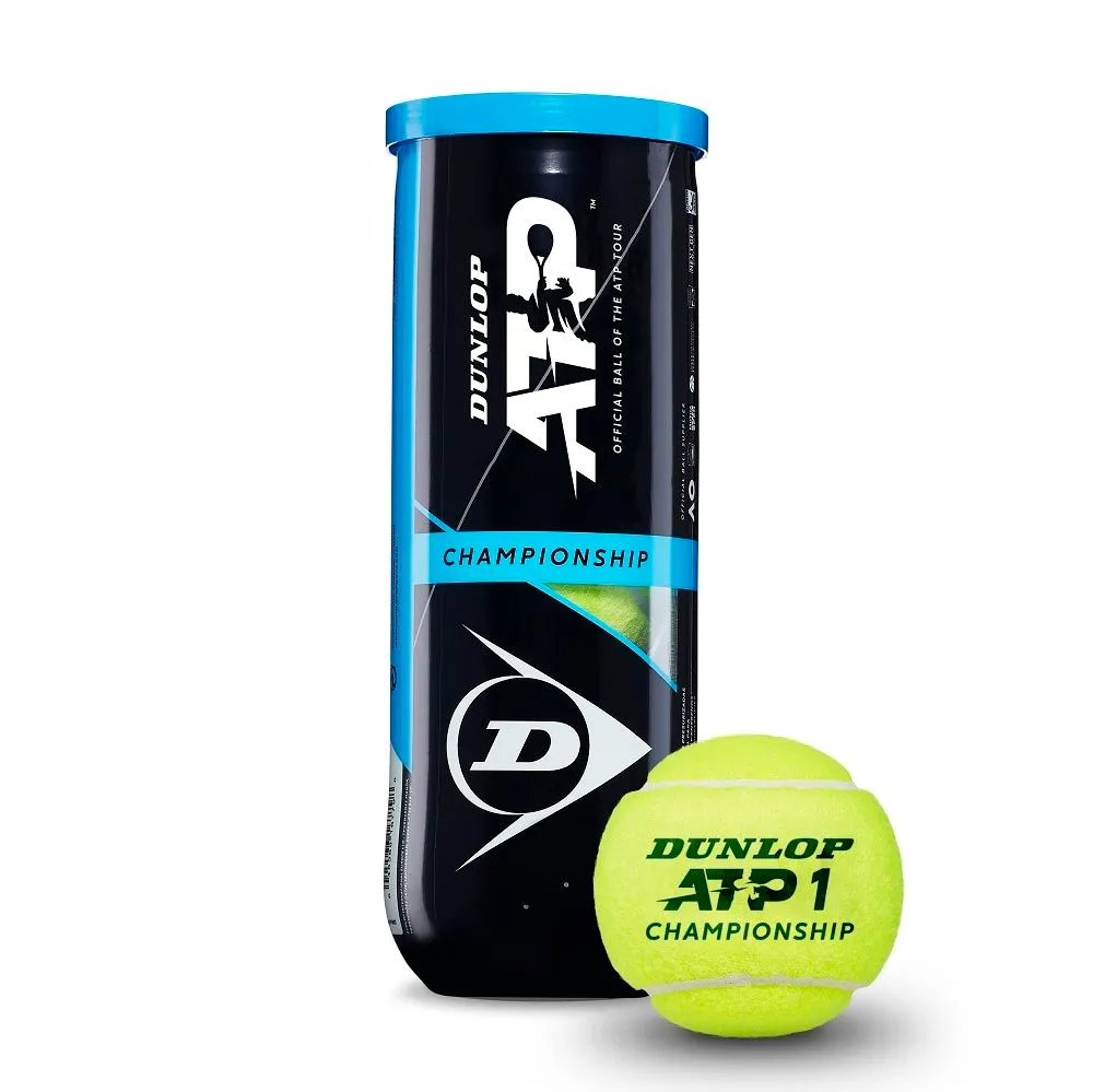 Dunlop ATP Championship Extra Duty High Altitude 3 Pet Tennis Balls
