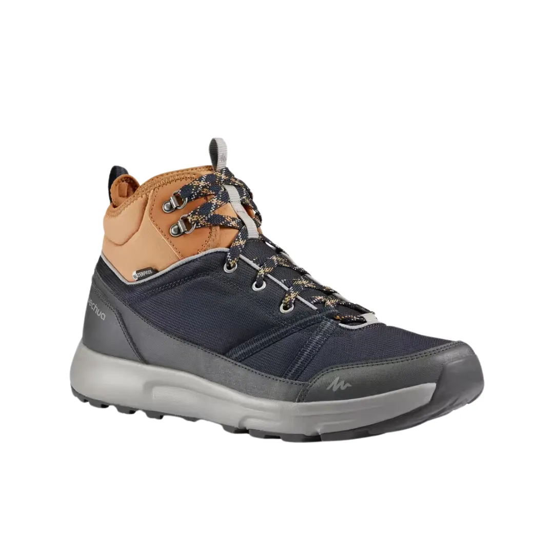 Quechua Men's Waterproof Hiking Shoes - NH 100 Mid WP