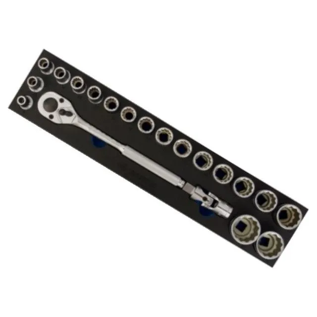 King Tony - Socket Set 20 Piece 1/2" Epe Foam