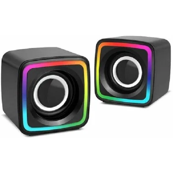 RGB Mini USB 3.5 mm Stereo Sound Desktop Speaker