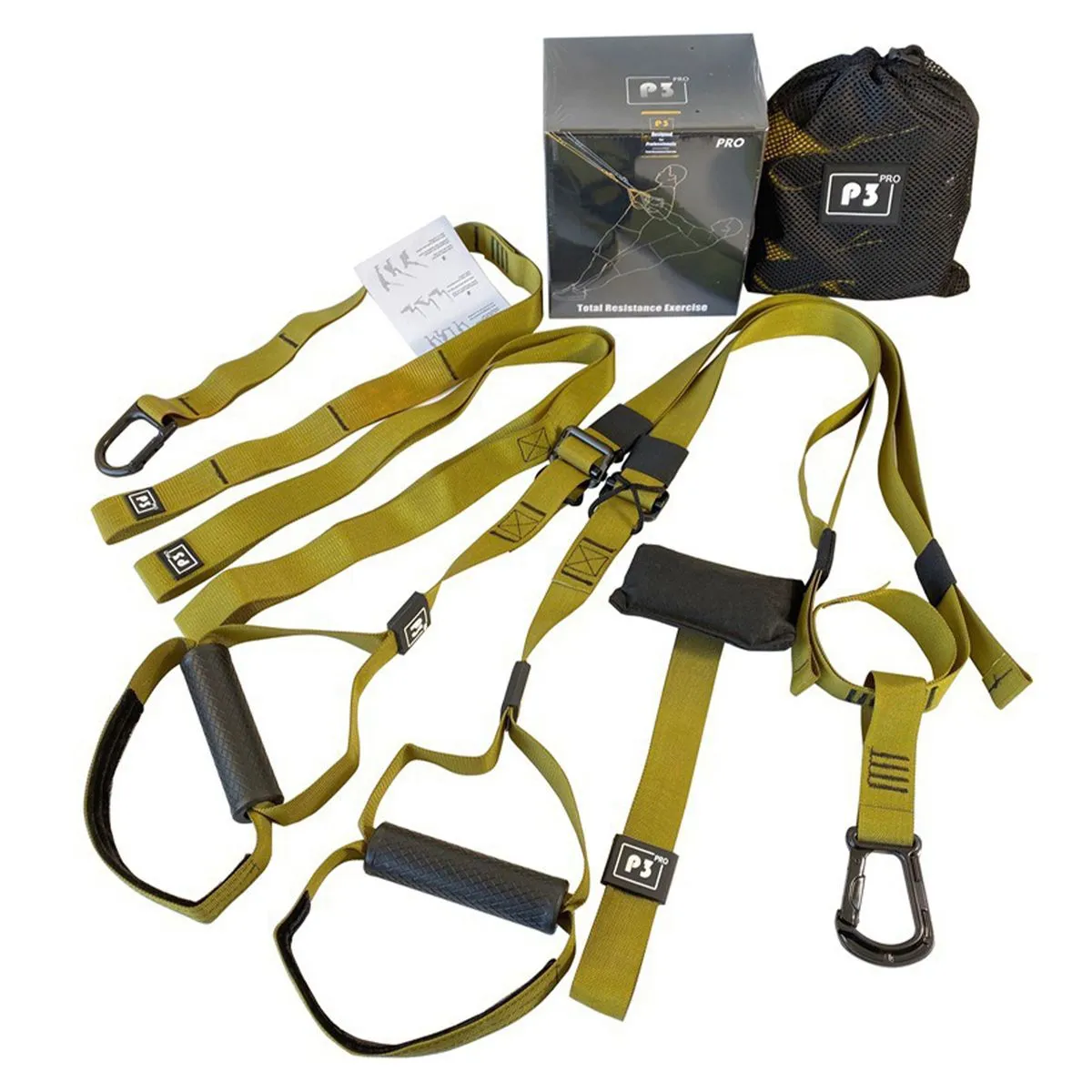 Suspension Trainer System Body Weight Exerciser Strength Training Equipment