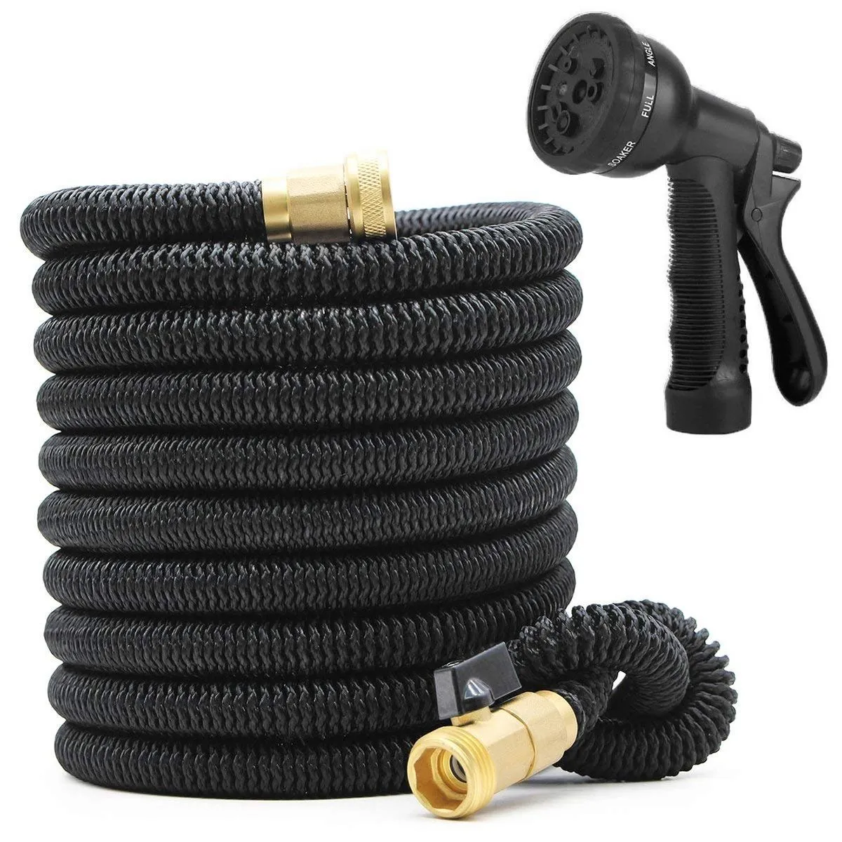 Flexi Garden Hose with Nozzle (30.50m Length)