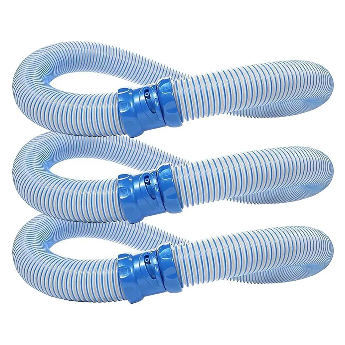 3Pcs Cleaner Hose for Swimming Pool, 102cm Twist Lock Hose Replacement Kit