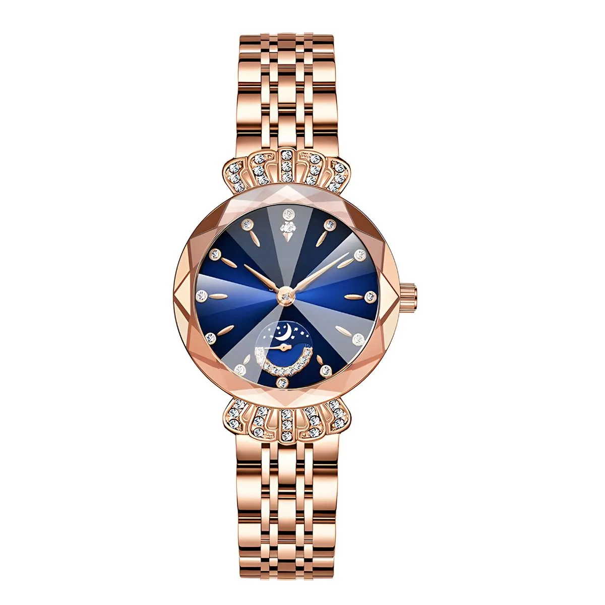 Ladies Watch Stainless Steel Quartz Wrist watches for women Waterproof