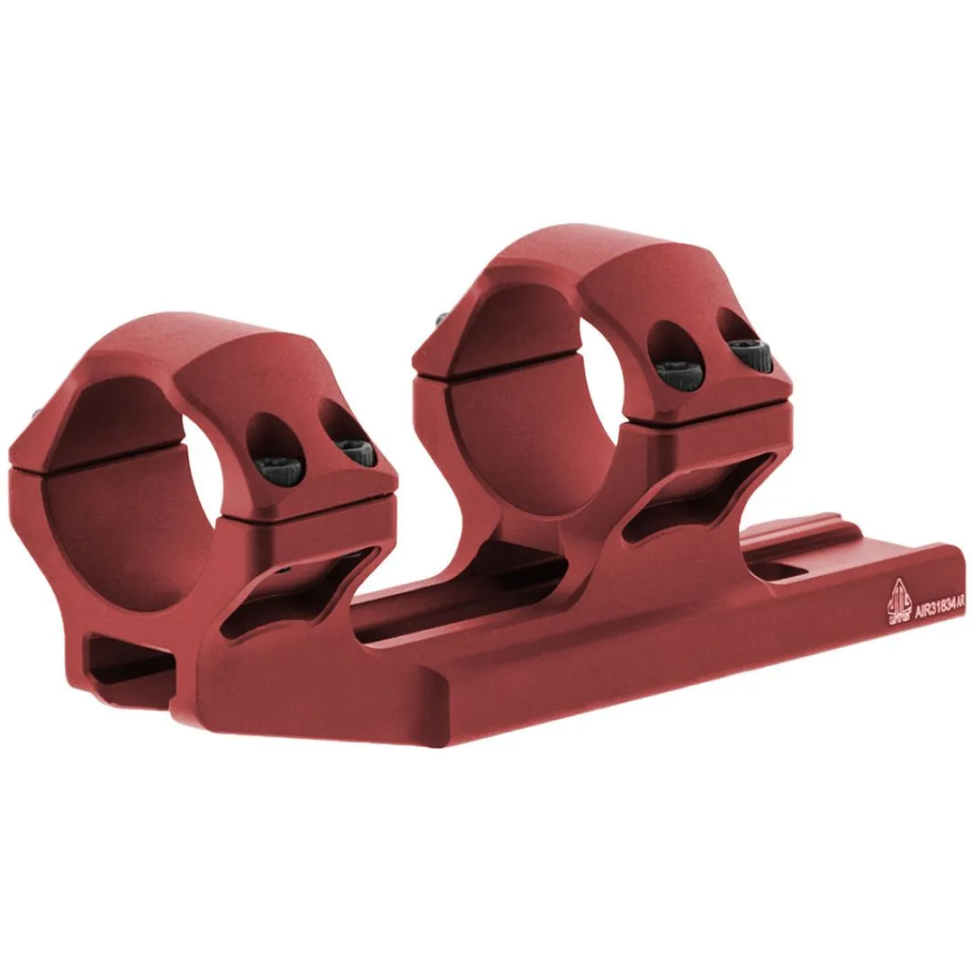 UTG ACCU-SYNC 1" Medium Profile 34mm Offset Picatinny Rings, Red