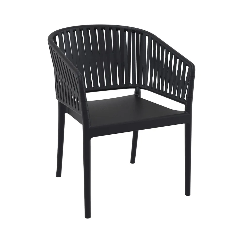 Siesta exclusive Patio Portofino Arm Chair - Black