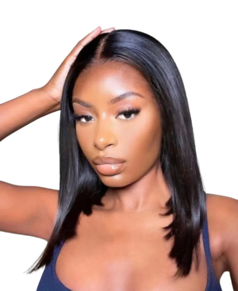 Golden Perfect 16In Straight Lace Front Wig-13X4 Lace Frontal Human HairWig