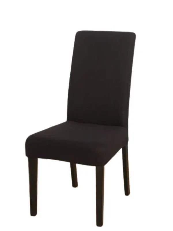 Stretch Dining Chair Slipcovers - Black - Set of 4