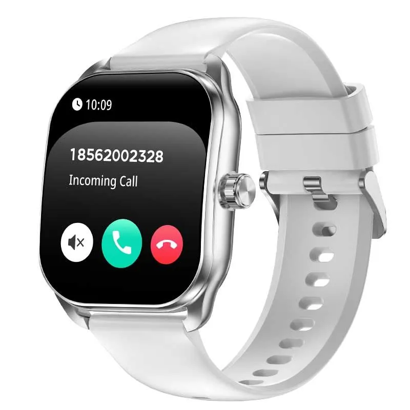 Smart Watch Fitness Tracker voice assistant Blood Pressure Reminder-Grey