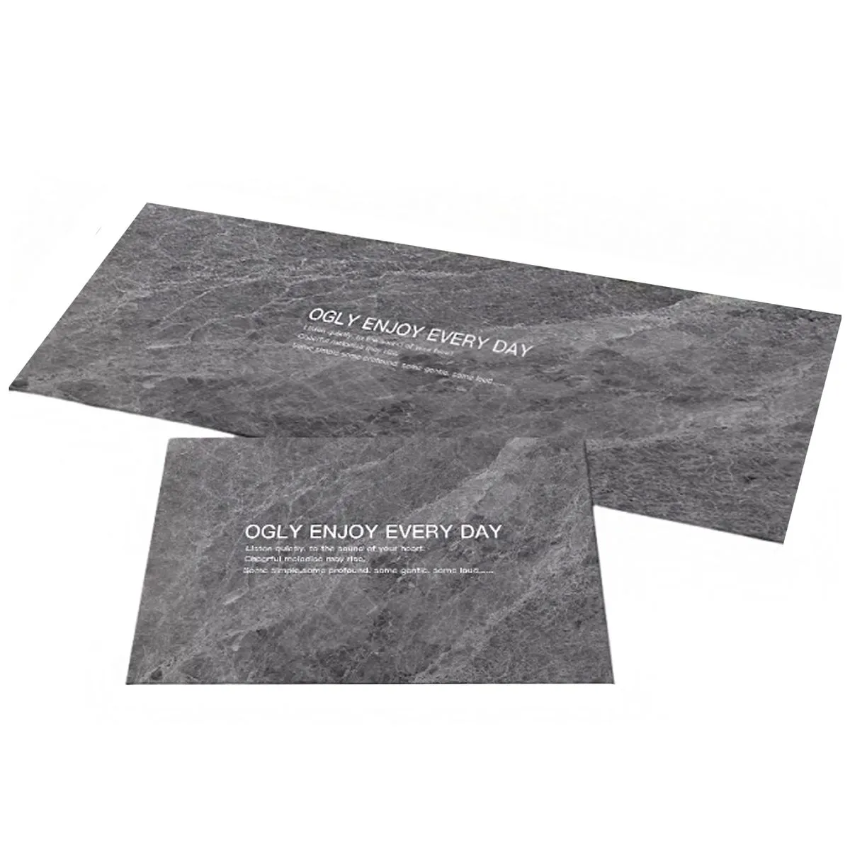 2 piece Kitchen Rug Set Non Slip Kitchen Mat Diatom Mud Mat Set 50x80+50x160cm