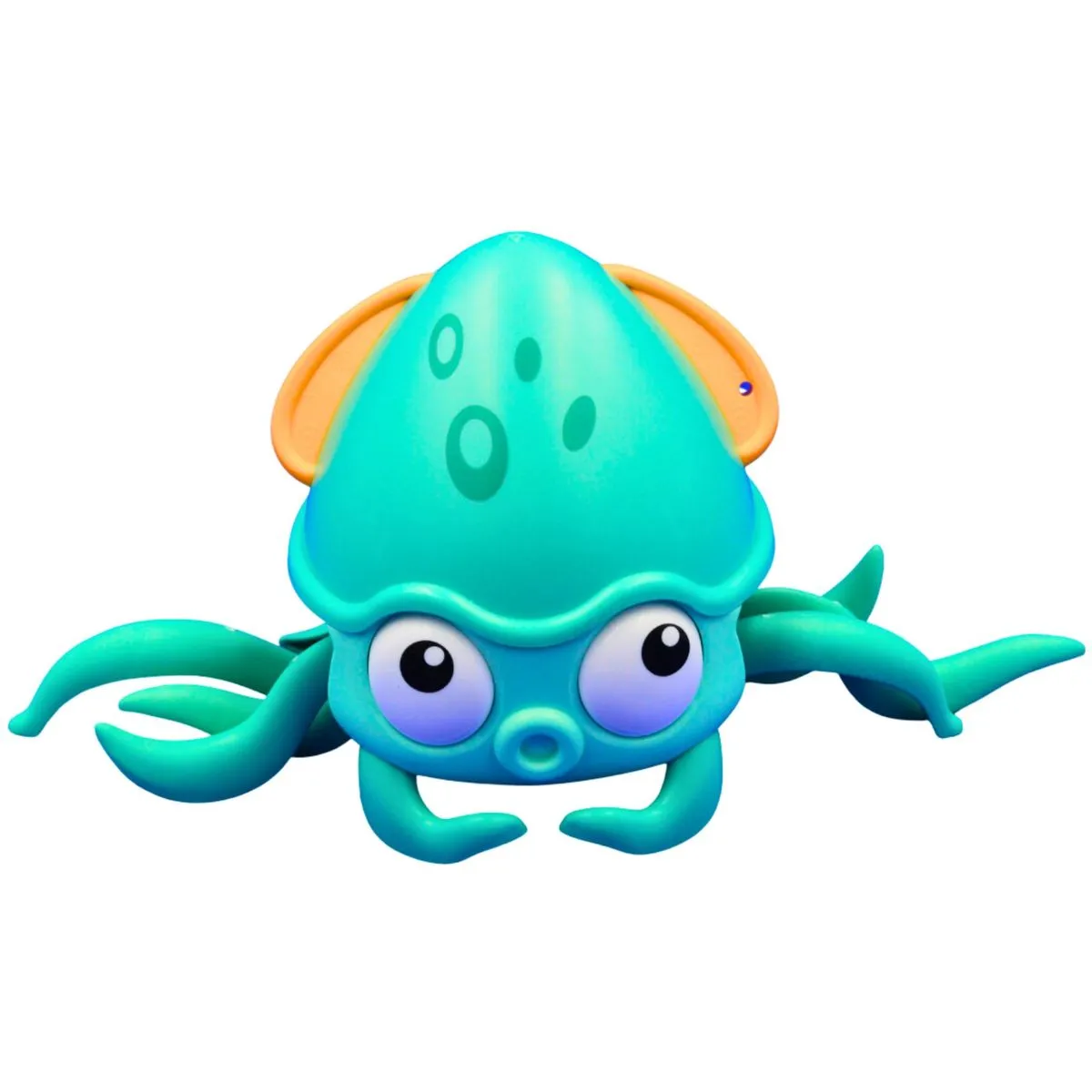 Mu Bear & Co- Bath Toy- Amphibious Octopus - Blue, Orange
