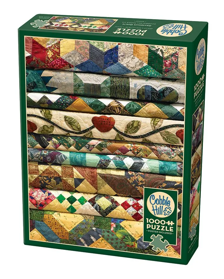 Cobble Hill Grandma's Quilts 1000 Piece Puzzle