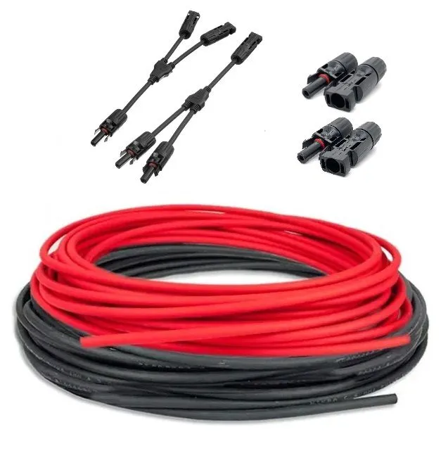 U2D 6mm Solar PV Cable - 10m Kit
