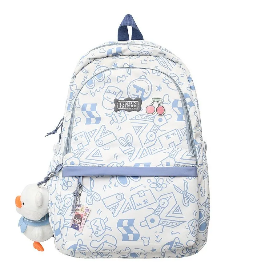 Students Large Capacity Backpacks - Blue