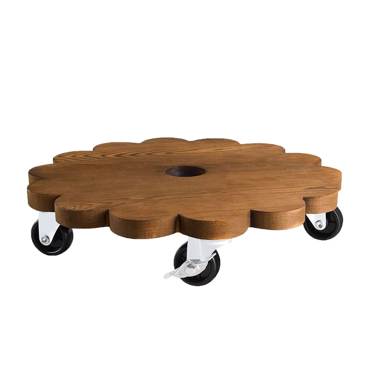 4Pcs Wooden Plant Stands