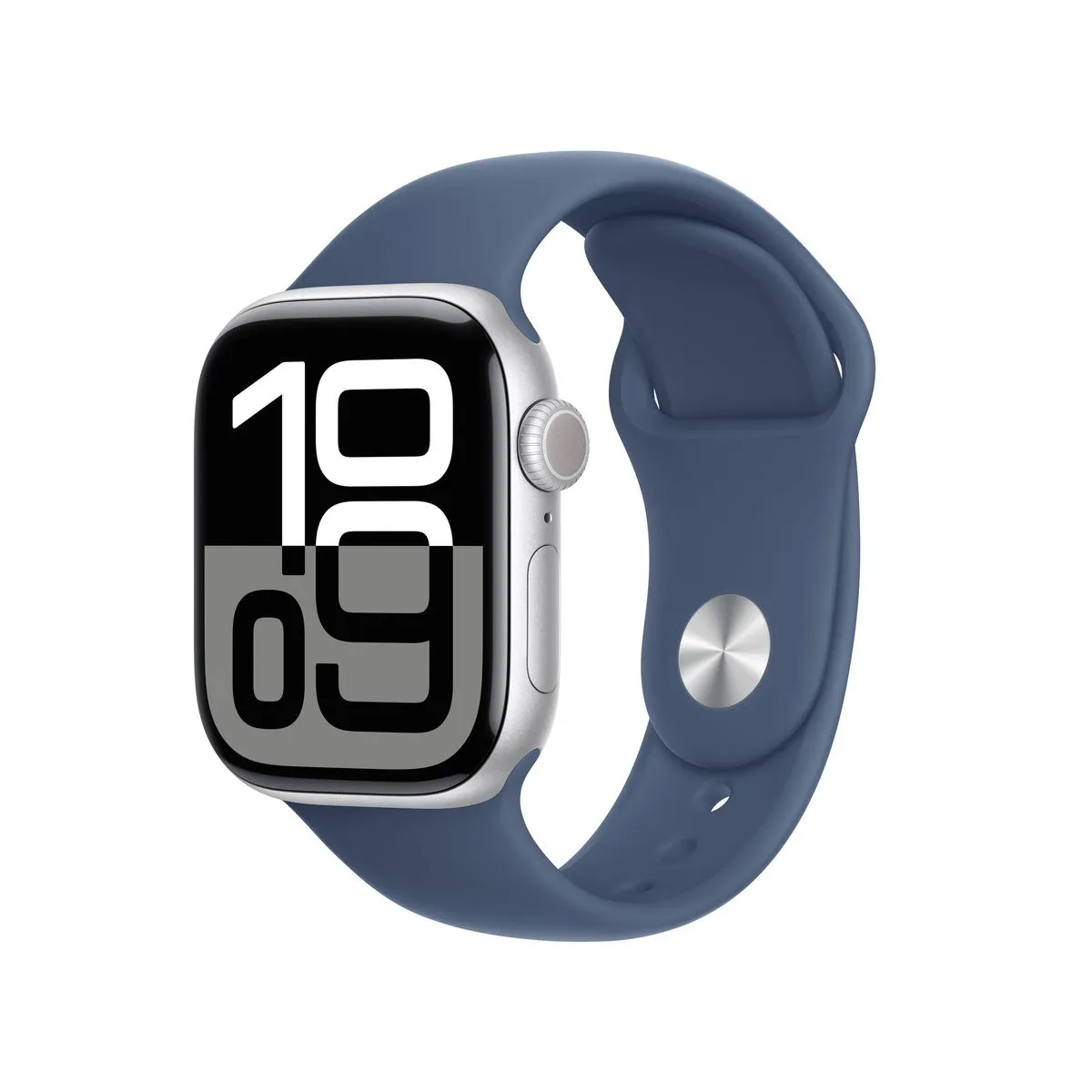 Apple Watch Series 10 GPS Aluminium Case (42mm) with Sport Band - S/M - Silver