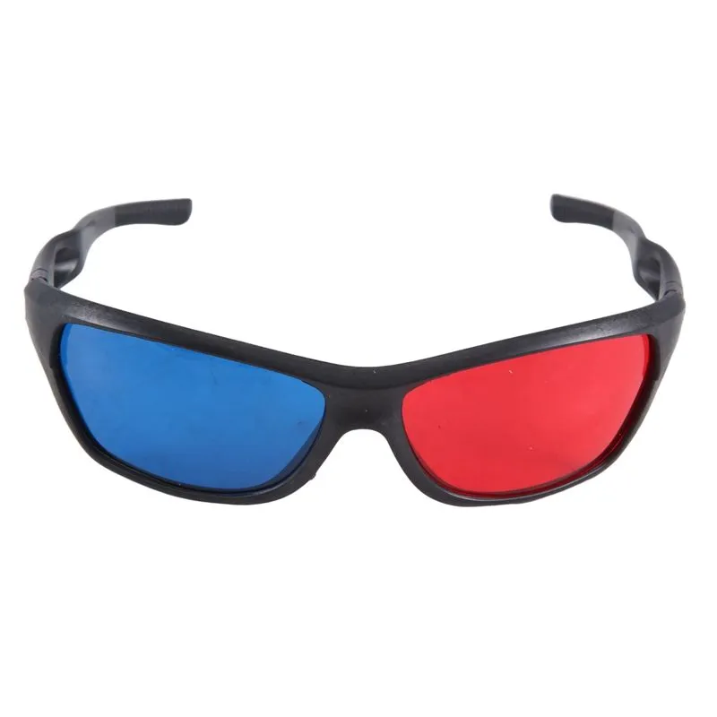 Red-blue / Cyan Anaglyph Simple style 3D Glasses 3D movie game (Extra