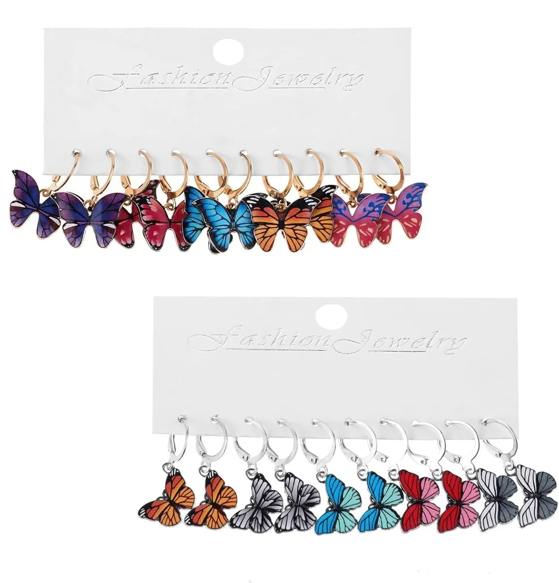 20Pcs Butterfly Crochet Stitch Markers, Knitting Weaving Sewing Accessories