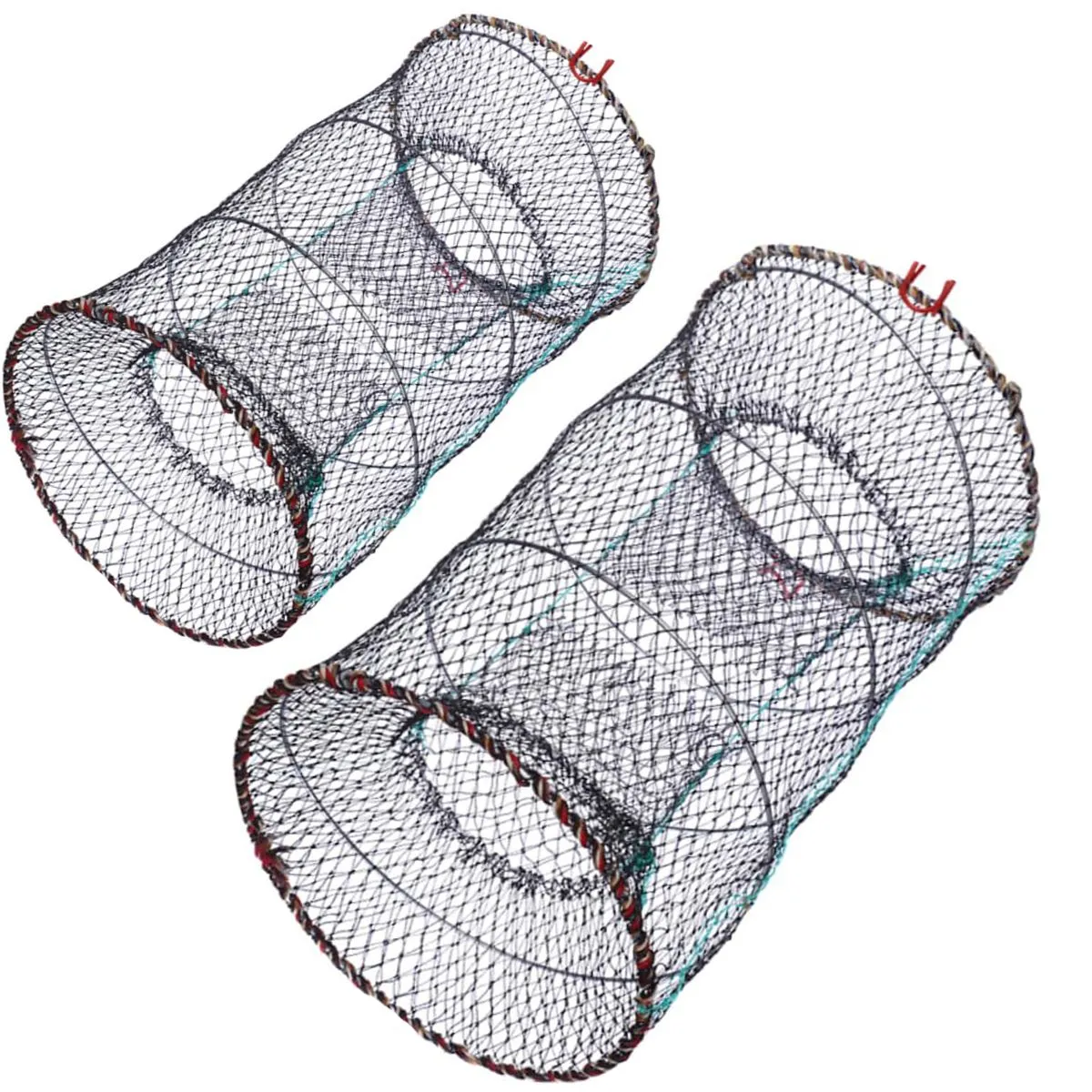 40x80 cm Collapsible Dual-Layer Crab Trap Net