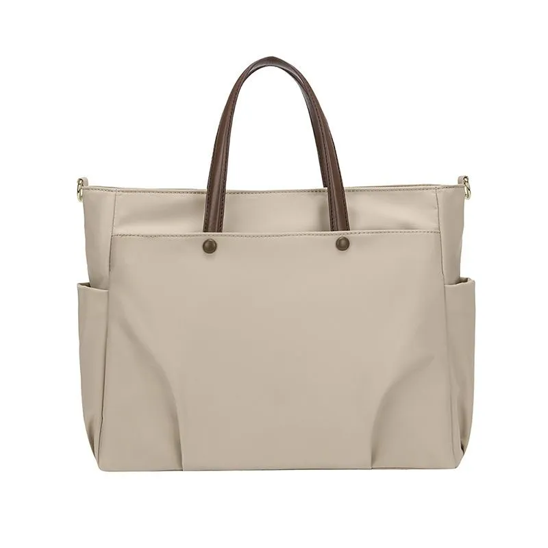 Laptop Bag - Large Capacity Briefcase with Shoulder & Handheld Straps