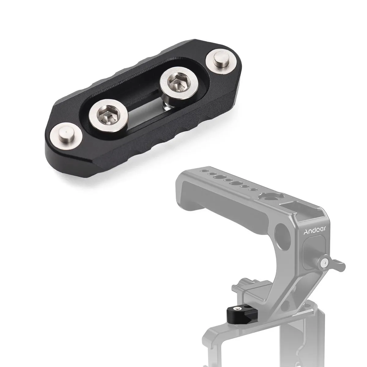 NATO Rail With 1/4" Screws Compatible With Camera Cages