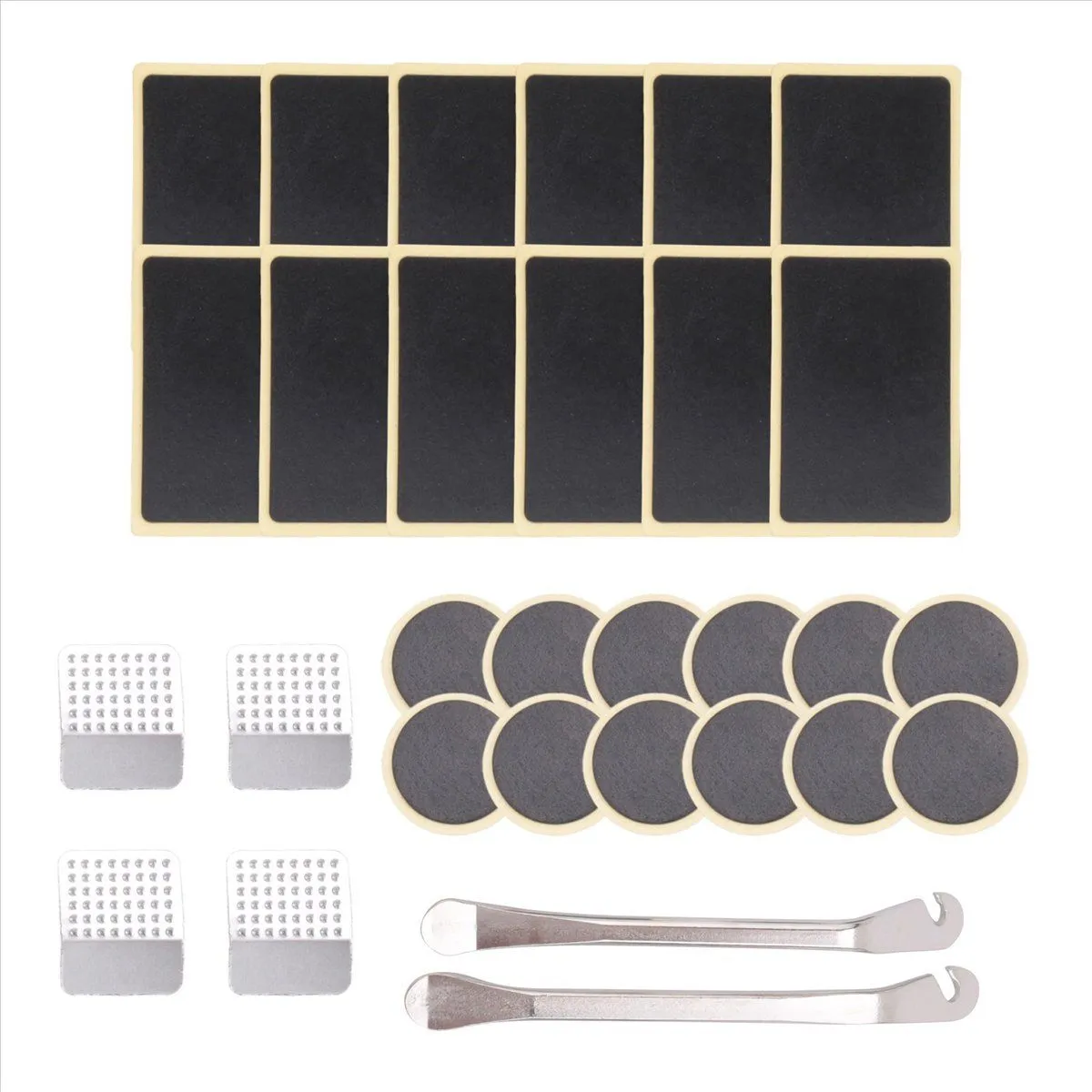Bike Tire Repair Kit - Bike Tire Lever and Glueless Bike Tire Patches