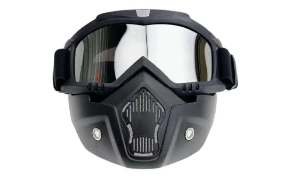 Full Face Mask For Paintball Or BMX , Mountain Bike Protective Gear