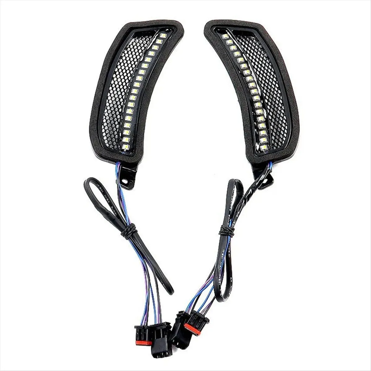 Motorcycle Accessory Led Fairing Vent Lights Compatible with Universal