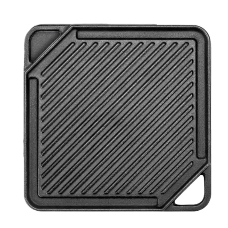 Reversible Cast Iron Griddle Pan for Grill and Stove