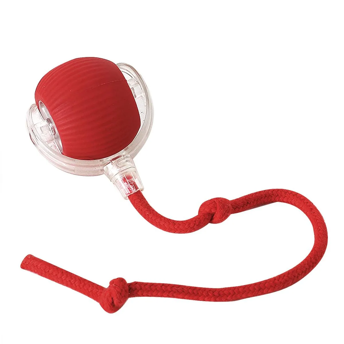 Rechargeable Interactive Pet Ball Active Rolling Ball for Dogs&Cats - Red