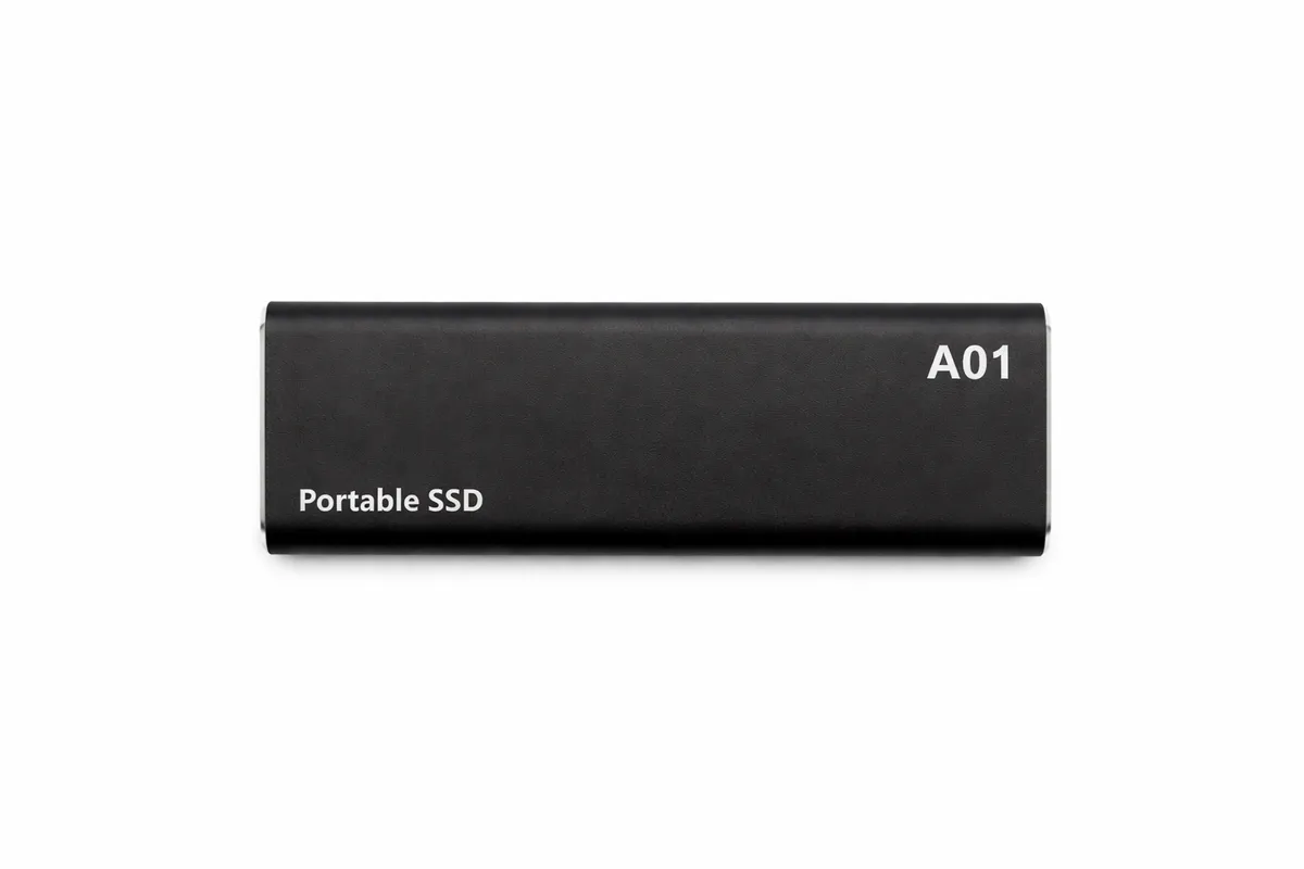 Portable M.2 SSD Enclosure 10Gbps - 4TB Compatible with Mac OSX & Windows - Black