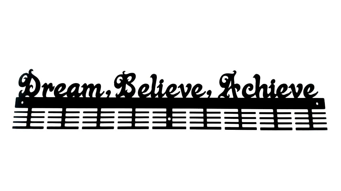DC Designers Dream Believe Achieve 72 tier medal hanger - Black