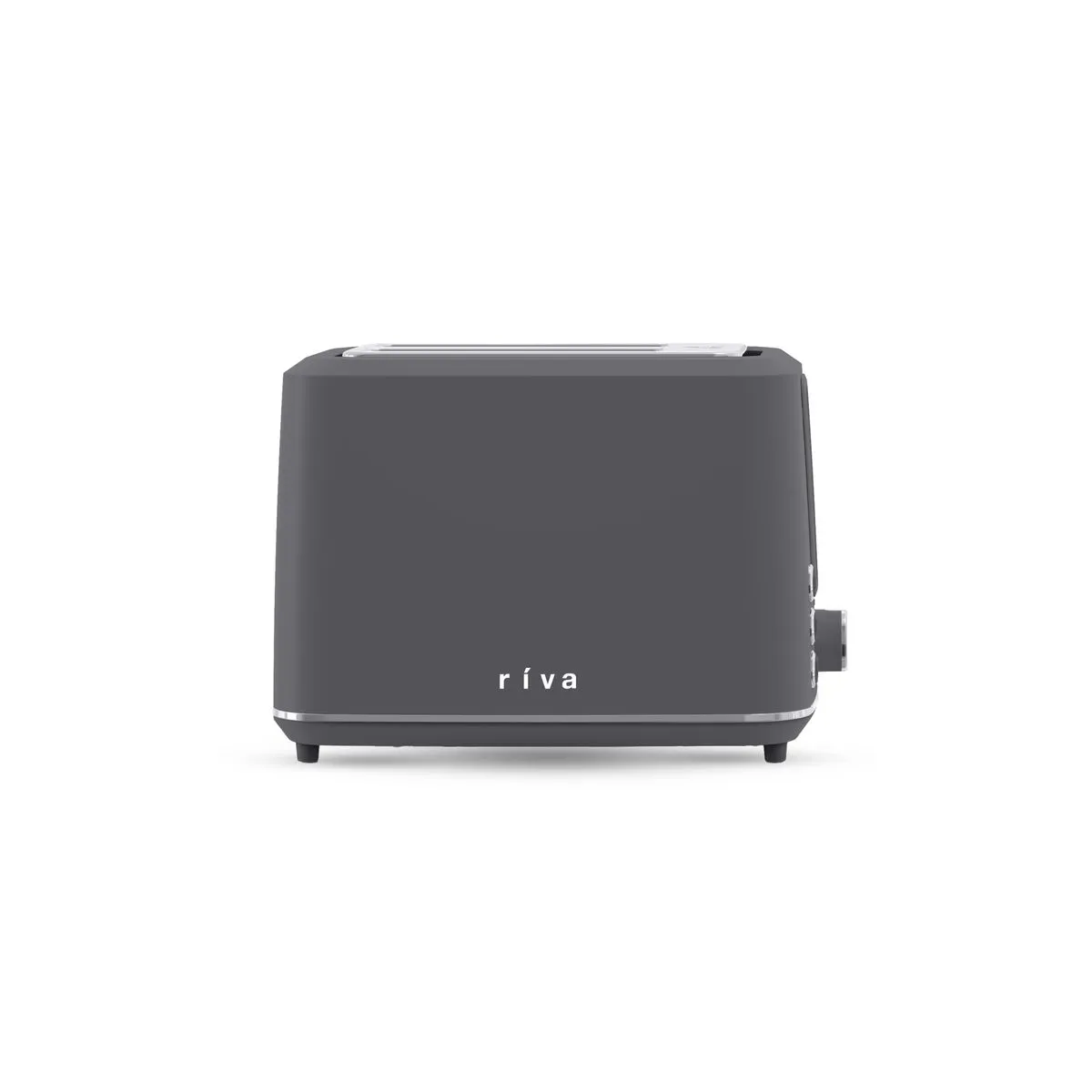 ríva Cool Touch Toaster 2-Slice - Coal Grey
