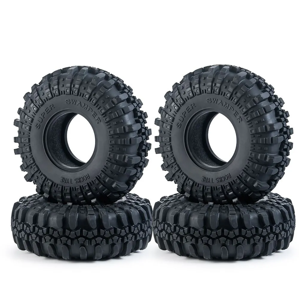 4Pcs 137Mm 2 2 Rubber Tires Wheel Tyres For 1/10 Rc Crawler Car