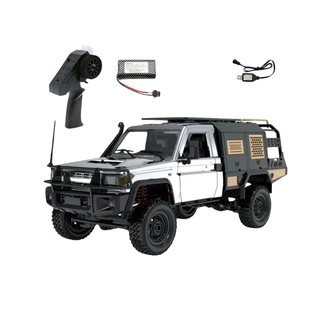 Mn Model -1/12 2.4G 4WD for Toyota LC79 RC Car Full Proportional-Silver