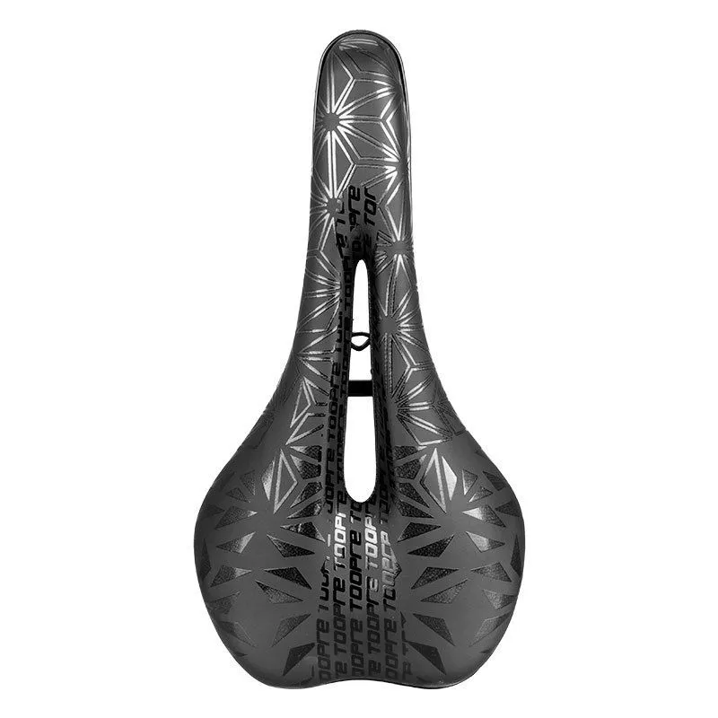 Hollow Sponge MTB Road Bike Waterproof Cushion Saddle - Black