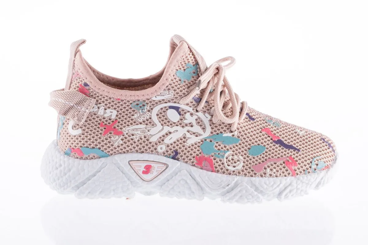 3-Stars Authentic Sport-Toddler/Kid's Memory Foam Micha Print Sneakers