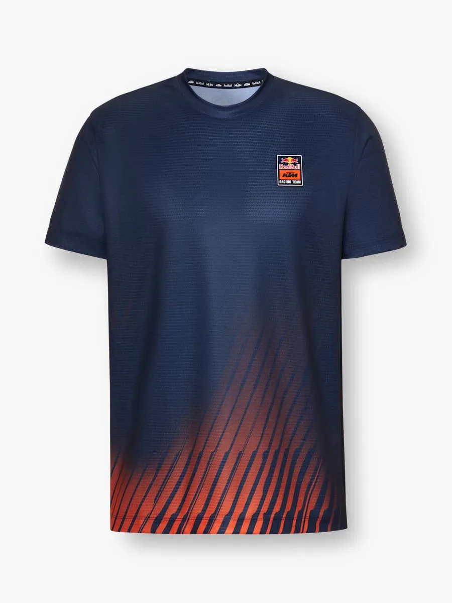 KTM MENS Polyester Motion s/s Top Navy / Orange